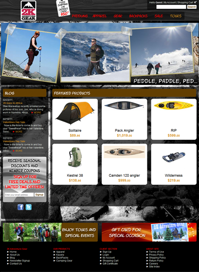 Websites: 2k Adventure Gear